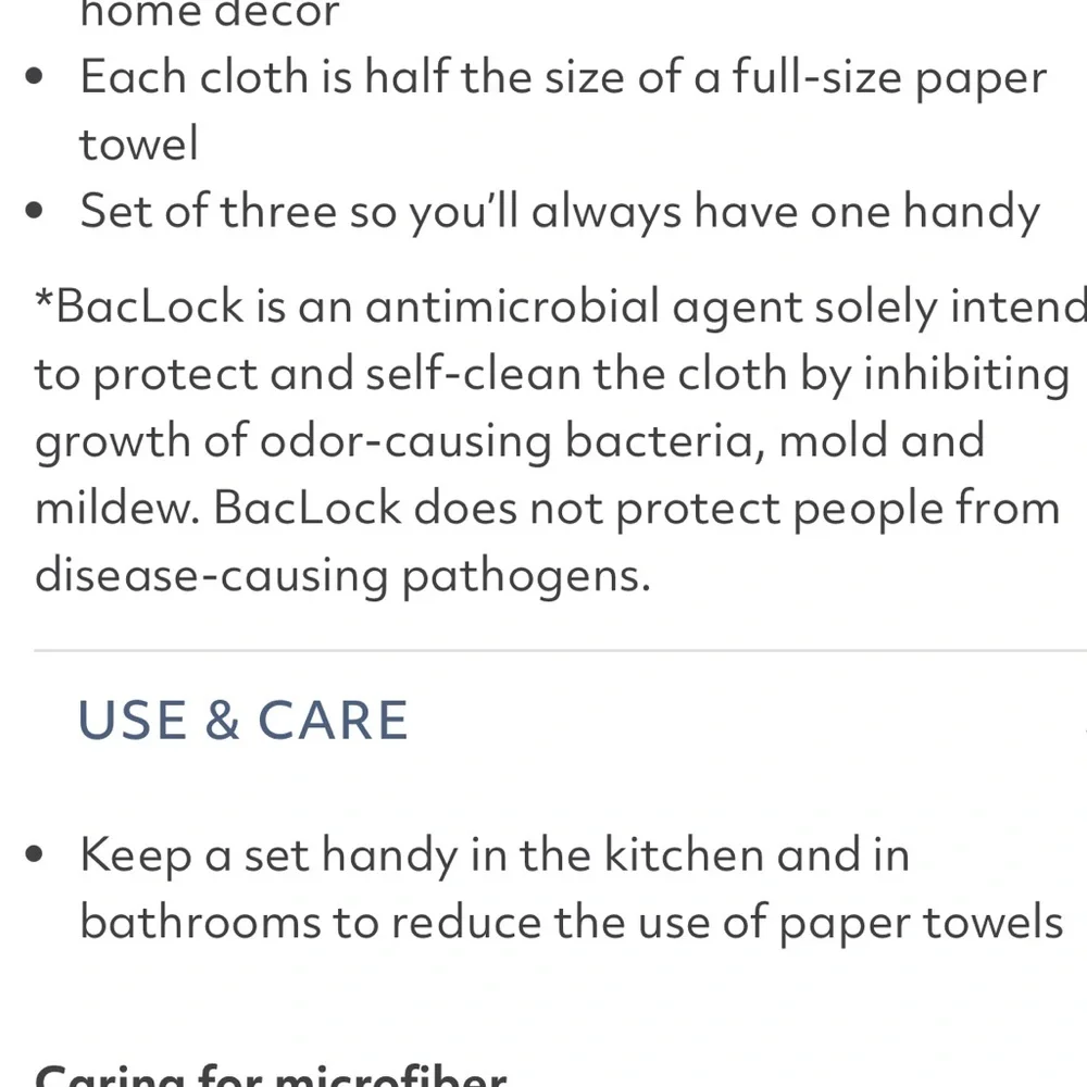 Norwex Counter Cloths in Onyx Set of 3 NWT - Picture 5 of 7